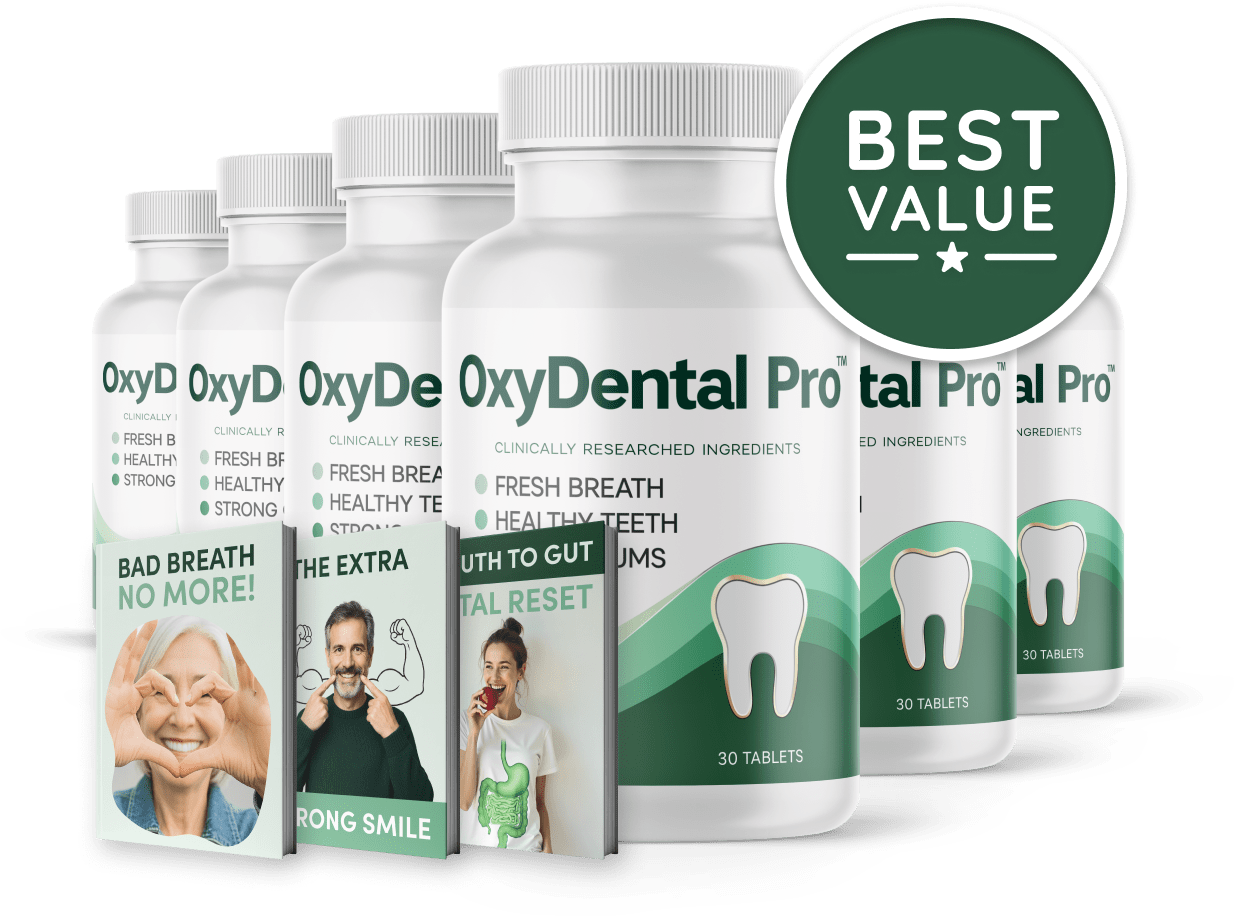 OxyDental Pro 6 Bottle Package - Best Value Support